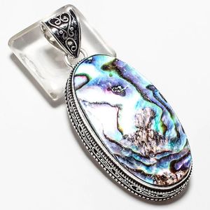 Abalone Shell Vintage Style Gemstone 925 Silver