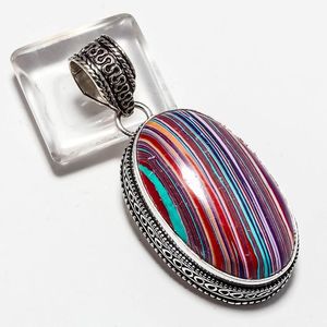 Red Calsilica Vintage Style Gemstone 925