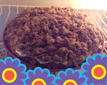 Tort Mușuroi de cârtiță cu piersici