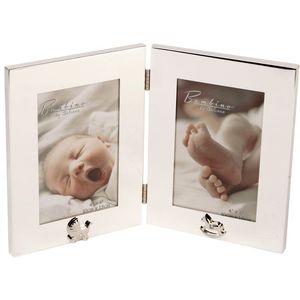 Rama foto argintata Bambino, dubla; Cadouri deosebite care pot fi gasite pe 
www.dream-store.ro

