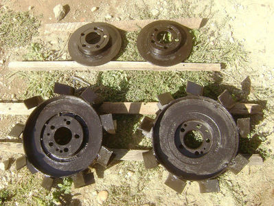 Roti metalice motocultor 7; Roti metalice motocultor
