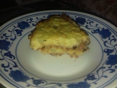 Musaca de cartofi cu carne tocată