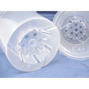 Ghiveci transparent pentru orhidee 1,4l; Pret: 2.50 lei/buc.
Dimensiuni ghiveci:
       Diametru 15 cm
       Inaltime  13 cm
       Volum 1,4 l.
