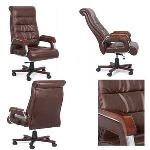 fotoliu-de-birou-maro-negru-2; Scaune elegante pentru birou tip recliner cu spatar inalt-
