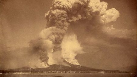 7. Erupția vulcanului Krakatau din 1883