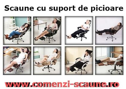 scaune-birou-suport-picioare-2; Scaune de birou confortabile cu suport pentru picioare in diferite culori si transport gratuit.
