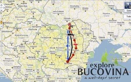 Harta-Bucovina- la citeva ore de ROCK CLUB _ BORSA MARAMURES TRANSILVANIA ROMANIA