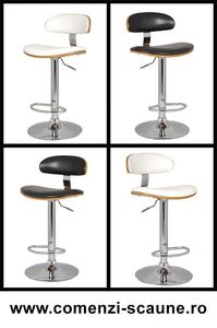 scaune-bar-negru-alb-4-2-comenzi-scaune; Scaune pentru bar in stoc-Transport Gratuit
