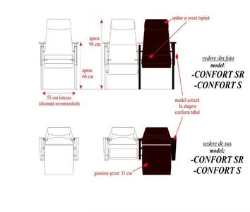 Scaun-sala-spectacole-evenimente-Confort-2; Scaune pentru sali de spectacole, cinematografe, teatre si diferite spatii publice-8
