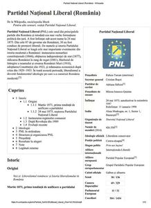 170305 PNL (ROMANIA), WIKIPEDIA -1