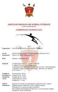 180901 Invitație Camp Naț Scrimă Veterani Craiova 1