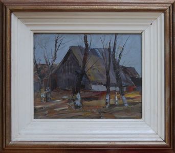 Vasile Anghel Siminiuc(1949)-Șură. 1989