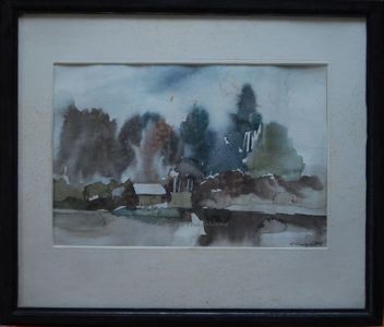 Vespasian Lungu(1927-1994)-Peisaj. 1992