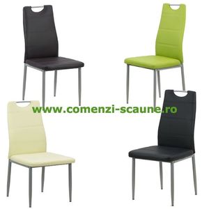 scaune-bucatarie-4-culori-crem-verde-maro-negru