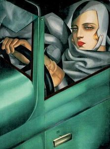 Tamara de Lempicka; got a real one - he he he -
