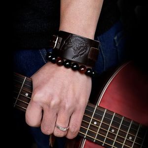 Wolf Leather Bracelet _85 de lei