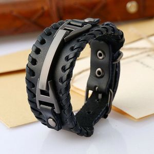 Kevlar Black Leather Bracelet_85 de lei