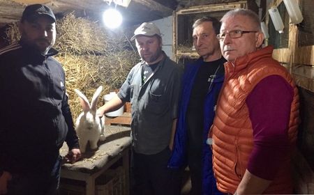 Cu Sandor Brugger,Aczel Lajos si Andras Peter la Sighisoara