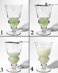 Preparing_absinthe; Taraf de Haidouks - Pelin bau, pelin maninc - Absinth I Drink You, Absinth I Eat You
