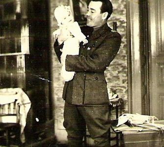 1942.01.02 BUC., VASILICA, AVANSAT CAPITAN, IN PERMISIE DE PE FRONT, CU MIRELA