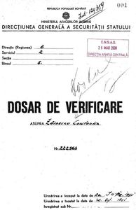 1951.10.20 DOSAR SECURITATE
