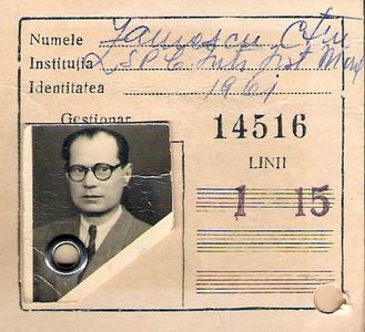 1961 BUC., C.ZAINESCU SPC INTR.INST.MONTAJ, LEGITIMATIE CALATORIE, LINII 1 SI 15