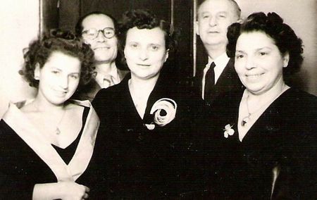 1964 BUC.,  PARINTII MEI [C] CU FAM. NEUMANN DIN STR. VLAHUTA 19
