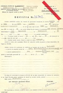 1973.04.27 BUC., C.ZAINESCU, DECIZIA DE PENSIONARE 36702