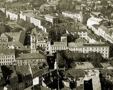 Cernăuți, vedere aeriană