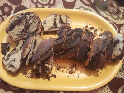 Cozonac babka (sectiune)