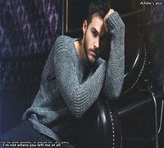 》#Se uită la ea și zâmbește larg în urma sărutului oferit. "Realizez, deși nu-s mândru, pentru +; că nu e chiar modul în care mi-am imaginat vreodată că aș cere femeia vieții mele de nevastă.." #Își îndoaie buza inferioară, apoi o sărută înapoi, scurt, pe buze.
