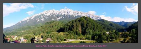5. Vedere panoramica a Masivului Piatra Craiului