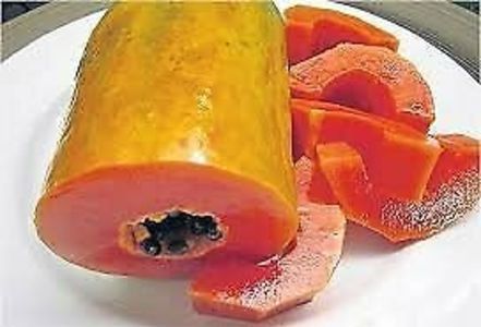 Fruct papaya pitică, India; Poză producator
