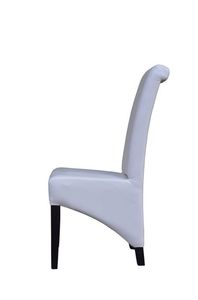 Scaun Paris imitatie de piele, alb