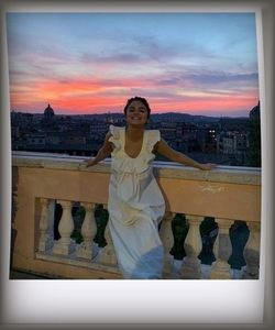 ˓0̣8̣ᵗʰ Ɲ̞.˒ Selena Gomez admiring the parisian twilight from her secluded balcony.