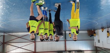 ; Echipa școlii Ungra la campionat  de fotbal,  Rupea 2019
