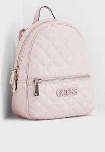Ester Exposito received a Guess backpack from Aron Piper.