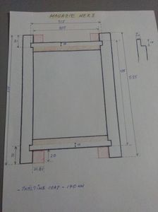 ; Schiță corp MER 8 rame
