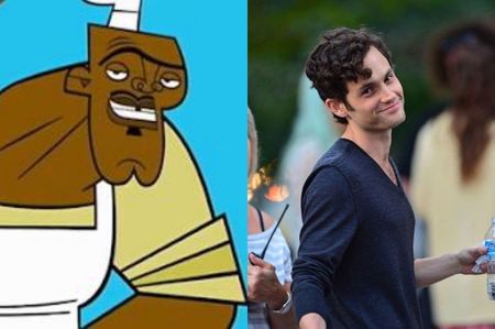 ˓1̣7̣ᵗʰ 凡.˒ Penn Badgley as Chef Hatchet, the aggressive and psychotic sidekick of Total Drama host ; Chef is bigger, louder, and much more confrontational and intimidating than his counterpart, not at all hesitant to call the other out. He is frequently seen wearing ridiculous costumes.
