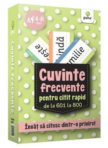 Kit Ultimele 400 de cuvinte frecvente de citit rapid 4-8 ani