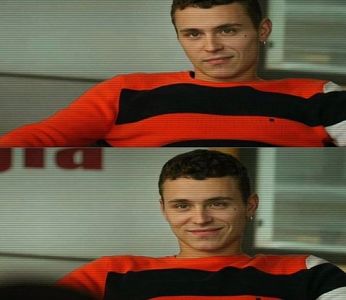 ☼.:｡☽; aplecă trunchiul; lui Gerald îi zâmbi malițios. Pieptul, și toată postura lui,; radiau a incitare; era un joc infantil ce-l amuza. ‘Mai vedem.’ Când ridică vederea, ochii examinează o nouă siluetă; iar gura îi pâlpâie cordial în timp ce-l salută.
