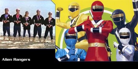 Power Rangers Mighty Morphin Alien Rangers