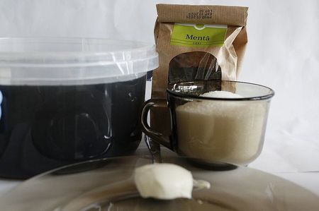 Suc de menta 10.12.21; 2 litri infuzie menta, 80- 100g zahar si 1 lingurita smantana.
