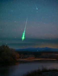 11 dec. 2021 - Cometa Leonard+meteorit, N. Californiei