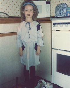 throwback when my mom dressed me up as Poor Cinderella for a magazine contest.