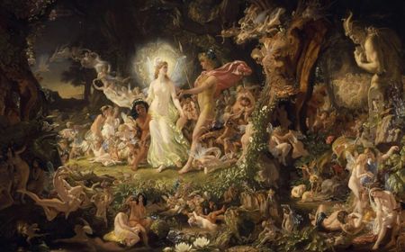 give me your hands, — if we be friends, — and Robin shall restore amends.