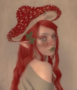 ♥*♡∞:｡.｡ this red wig >>>>>>>