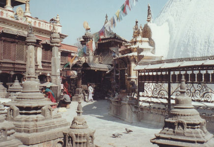 Kathmandu. Stupa Swayambhu