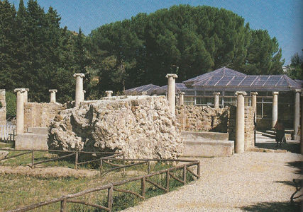 Piazza Armerina. Vila romană intrarea principală