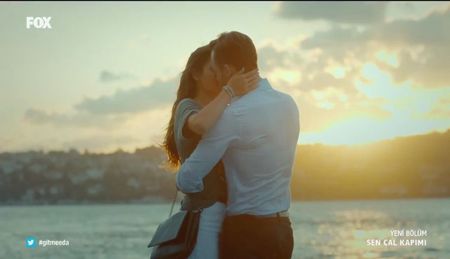 Eda ve Serkan opucuk